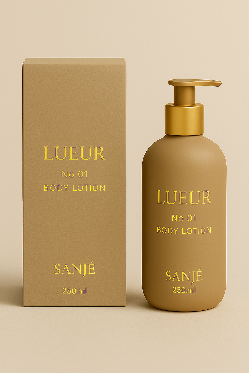 Lueur - No. 01 Body Lotion Verpackung