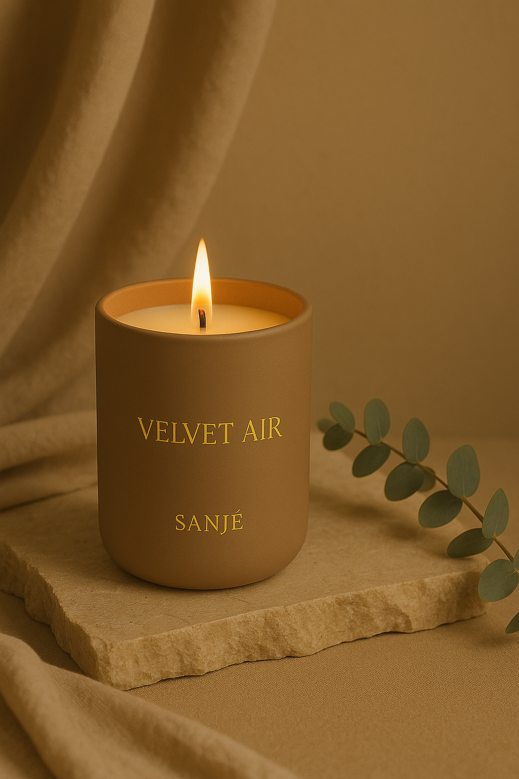 Velvet Air Duftkerze brennend